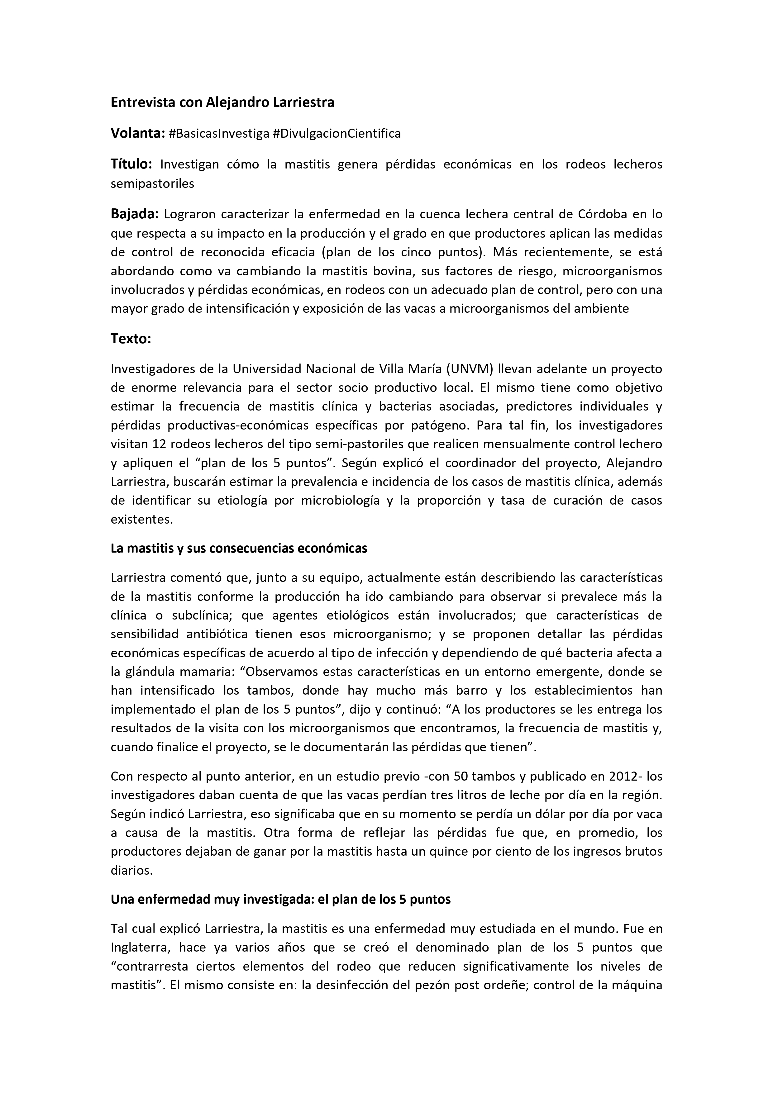 Página 1 de la Entrevista 01