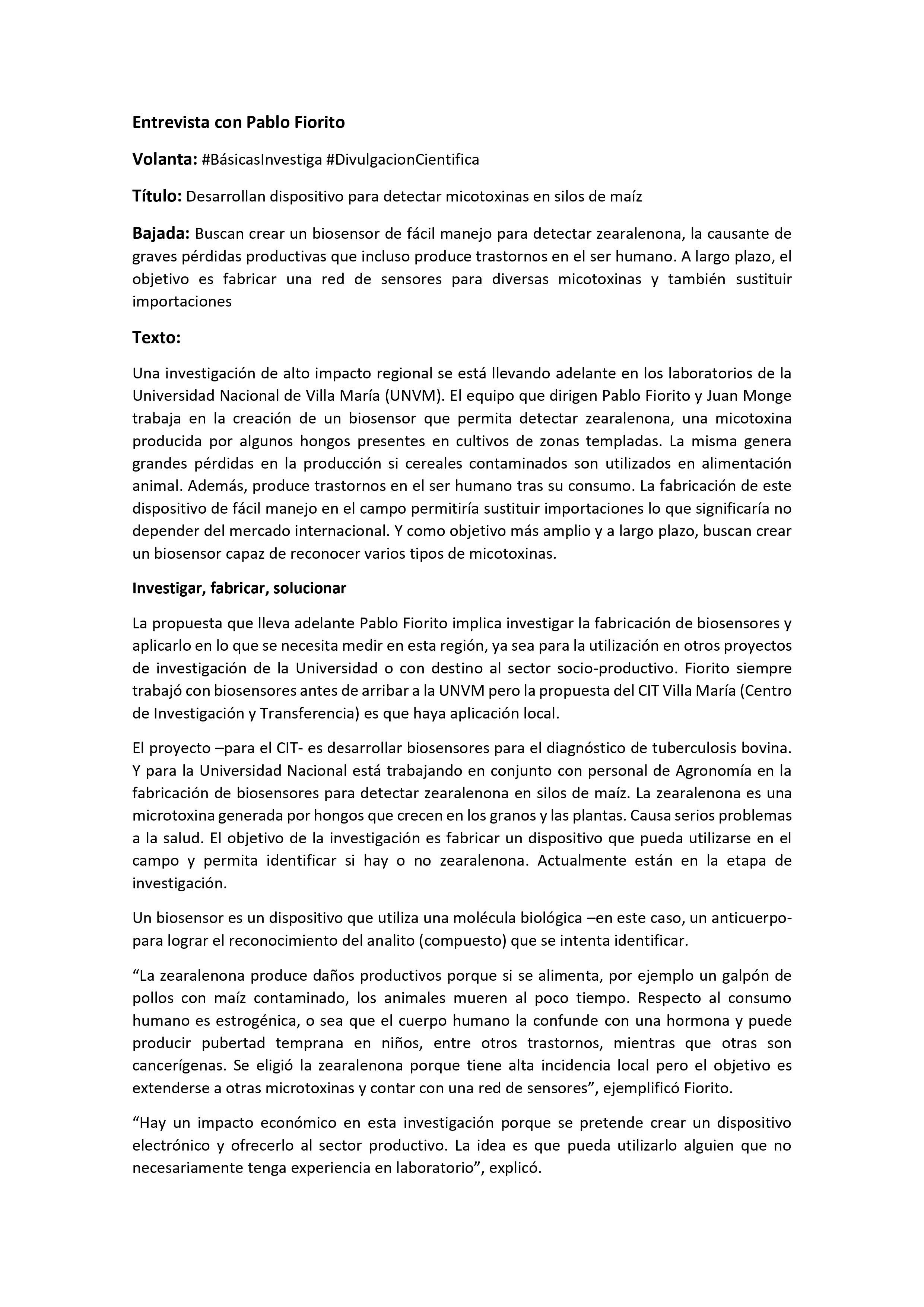 Página 1 de la Entrevista 29